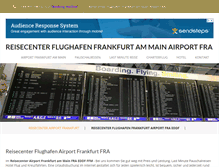 Tablet Screenshot of flugreise-frankfurt.de