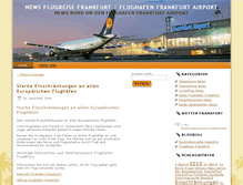 Tablet Screenshot of news.flugreise-frankfurt.de